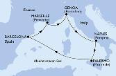 Palermo,Barcelona,Marseille,Genoa,Naples,Palermo