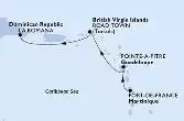 Fort de France,Pointe-a-Pitre,Road Town,La Romana