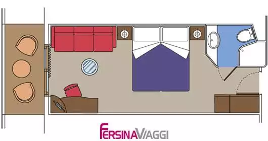 mapp Cabine con balcone