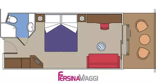 mapp Cabine con balcone