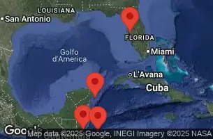NORWEGIAN DAWN - Itinerario di 7 notti partendo da TAMPA, FL il 30/11/2025 -  FLORIDA, MEXICO, BELIZE, HONDURAS