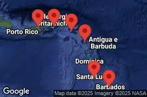 NORWEGIAN EPIC - Itinerario di 7 notti partendo da SAN JUAN, PR il 30/11/2025 -  PUERTO RICO, BRITISH VIRGIN ISLANDS, ST  JOHNS  ANTIGUA, BARBADOS, SAINT LUCIA, NETHERLAND ANTILLES