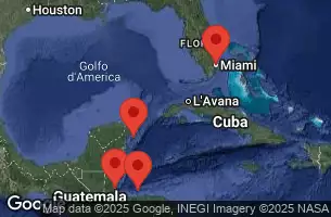 NORWEGIAN ENCORE - Itinerario di 7 notti partendo da MIAMI, FL il 06/12/2025 -  FLORIDA, HONDURAS, BELIZE, MEXICO