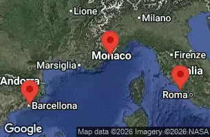 NORWEGIAN EPIC - Itinerario di 7 notti partendo da CIVITAVECCHIA  ROME, ITALY il 07/06/2026 -  ITALY, FRANCE, SPAIN