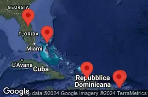 NORWEGIAN EPIC - Itinerario di 7 notti partendo da ORLANDO-BEACHES-PORT CANAVERAL, FL il 08/02/2025 -  FLORIDA, DOMINICAN REPUBLIC, VIRGIN ISLANDS, BRITISH VIRGIN ISLANDS, BAHAMAS