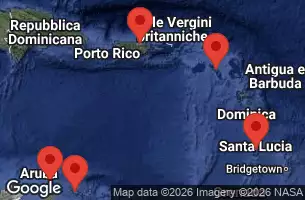 NORWEGIAN EPIC - Itinerario di 7 notti partendo da SAN JUAN, PR il 12/04/2026 -  PUERTO RICO, ARUBA, NETHERLAND ANTILLES, SAINT LUCIA, SAINT KITTS - NEVIS
