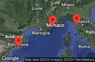 NORWEGIAN ESCAPE - Itinerario di 9 notti partendo da BARCELONA, SPAIN il 08/11/2024 -  SPAIN, FRANCE, ITALY