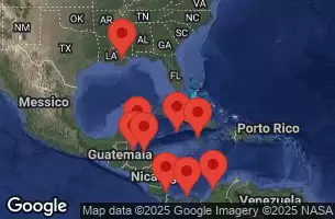 NORWEGIAN ESCAPE - Itinerario di 14 notti partendo da NEW ORLEANS, LA il 01/02/2026 -  LOUSIANA, MEXICO, BELIZE, HONDURAS, COSTA RICA, PANAMA, CARTAGENA  COLOMBIA, JAMAICA, CAYMAN ISLANDS