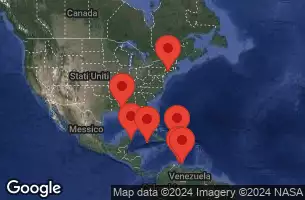 NORWEGIAN GETAWAY - Itinerario di 11 notti partendo da NEW ORLEANS, LA il 20/04/2025 -  LOUSIANA, MEXICO, CAYMAN ISLANDS, ARUBA, NETHERLAND ANTILLES, DOMINICAN REPUBLIC, NEW YORK