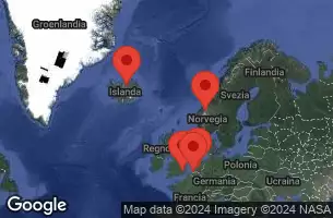 NORWEGIAN PRIMA - Itinerario di 11 notti partendo da SOUTHAMPTON  LONDON, GREAT BRITAIN il 14/07/2024 -  GREAT BRITAIN, BELGIUM, NETHERLANDS, NORWAY, ICELAND