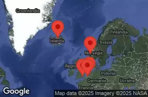 NORWEGIAN PRIMA - Itinerario di 11 notti partendo da SOUTHAMPTON  LONDON, GREAT BRITAIN il 03/08/2025 -  GREAT BRITAIN, BELGIUM, NETHERLANDS, NORWAY, ICELAND