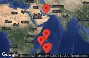 NORWEGIAN SKY - Itinerario di 14 notti partendo da DUBAI, UNITED ARAB EMIRATES il 19/04/2025 -  UNITED ARAB EMIRATES, SEYCHELLES, PORT VICTORIA   SEYCHELLES, MADAGASCAR, POINTE DES GALETS  REUNION, PORT LOUIS  MAURITIUS