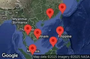 NORWEGIAN SUN - Itinerario di 13 notti partendo da TAPEI  KEELUNG   TAIWAN il 04/01/2026 -  TAPEI  KEELUNG   TAIWAN, CHINA, PHILIPPINES, MALAYSIA, VIET NAM, THAILAND, SINGAPORE