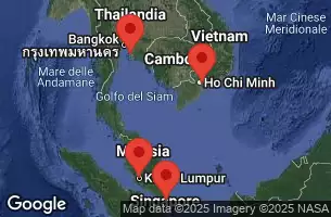 NORWEGIAN SUN - Itinerario di 11 notti partendo da LAEM CHABANG, THAILAND il 22/03/2026 -  THAILAND, VIET NAM, MALAYSIA, SINGAPORE