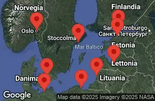 NORWEGIAN SUN - Itinerario di 9 notti partendo da COPENHAGEN, DENMARK il 15/06/2026 -  DENMARK, NORWAY, GERMANY, POLAND, LITHUANIA, LATVIA, SWEDEN, ESTONIA, FINLAND