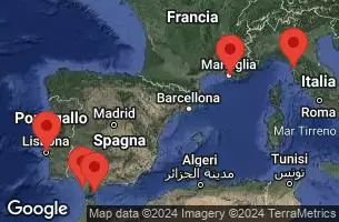 NORWEGIAN VIVA - Itinerario di 10 notti partendo da LISBON, PORTUGAL il 08/11/2024 -  PORTUGAL, GIBRALTAR, SPAIN, FRANCE, ITALY