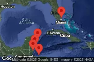 ENCHANTED PRINCESS - Itinerario di 7 notti partendo da FORT LAUDERDALE il 26/04/2025 - Florida, Belize, Mexico