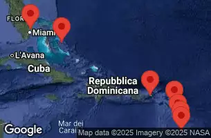 ENCHANTED PRINCESS - Itinerario di 10 notti partendo da FORT LAUDERDALE il 20/03/2025 - Florida, Fwi, Nelson s Dockyard
