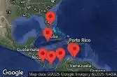 Florida, Netherlands Antilles, Colombia, Panama, Cayman Islands