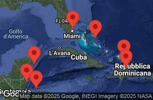 Florida, Belize, Mexico, Puerto Rico, Dominican Republic