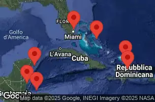 ENCHANTED PRINCESS - Itinerario di 14 notti partendo da FORT LAUDERDALE il 19/04/2025 - Florida, Dominican Republic, Belize