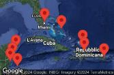 Florida, Belize, Mexico, Puerto Rico, Dominican Republic