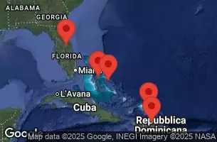CARIBBEAN PRINCESS - Itinerario di 7 notti partendo da PORT CANAVERAL, ORLANDO, FLORIDA il 09/08/2026 - Bahamas, Dominican Republic