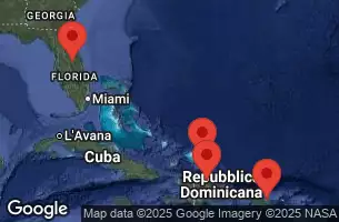 CARIBBEAN PRINCESS - Itinerario di 7 notti partendo da PORT CANAVERAL, ORLANDO, FLORIDA il 16/08/2026 - Puerto Rico, Dominican Republic