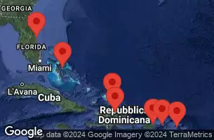 Puerto Rico, Dominican Republic, Bahamas