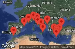 Greece, Montenegro, Italy, Spain, United Kingdom, France, Turkey