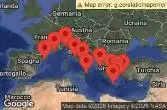Spain, France, Italy, Greece, Crete, Turkey