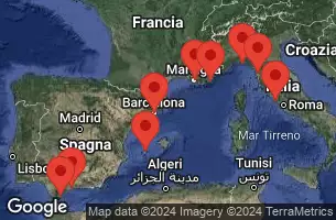ISLAND PRINCESS - Itinerario di 10 notti partendo da BARCELLONA il 05/08/2024 - Spain, United Kingdom, France, Italy
