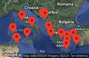 Italy, Greece, Montenegro, Croatia, Turkey