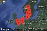 Germany, Denmark, Norway, Netherlands, Belgium