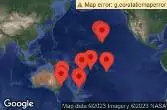 New Zealand, Australia, Fiji, American Samoa, Hawaii, Hi, French Polynesia
