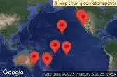 USA, Hawaii, French Polynesia, American Samoa, New Zealand, Australia