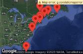 Florida, Virginia, USA, Maine, New Brunswick, Nova Scotia, Canada