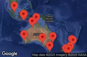 CORAL PRINCESS - Itinerario di 32 notti partendo da SYDNEY il 27/02/2027 - Australia, New Zealand, Tasmania, Indonesia, Singapore