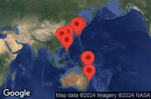 Japan, China, Phillipines, Papua New Guinea, Australia