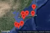 Japan, South Korea, China