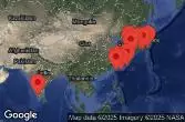 Japan, China, Taiwan, South Korea