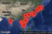 Singapore, Thailand, Malasia, Malaysia, Vietnam, China, Japan