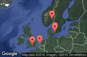 Belgium, Denmark, Norway
