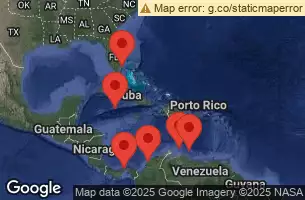 Florida, Colombia, Panama, Jamaica