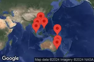 CORAL PRINCESS - Itinerario di 20 notti partendo da SYDNEY il 18/02/2026 - Australia, Papua New Guinea, China, Vietnam, Singapore
