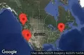 Canada, USA, Oregon, Mexico