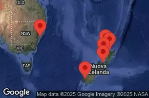 CORAL PRINCESS - Itinerario di 9 notti partendo da AUCKLAND il 21/02/2026 - New Zealand, Australia