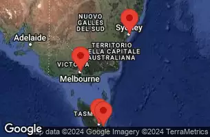 ROYAL PRINCESS - Itinerario di 5 notti partendo da HOBART (TASMANIA) il 02/12/2024 - Tasmania, Australia