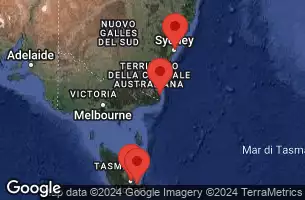 ROYAL PRINCESS - Itinerario di 4 notti partendo da SYDNEY il 10/11/2024 - Australia, Tasmania