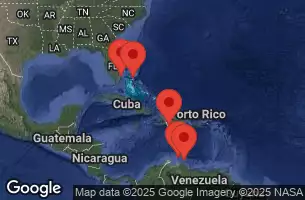 RCC ALLURE OF THE SEAS - Itinerario di 8 notti partendo da FORT LAUDERDALE, FLORIDA il 11/07/2026 - FLORIDA, ARUBA, S. DOMINGO, BAHAMAS